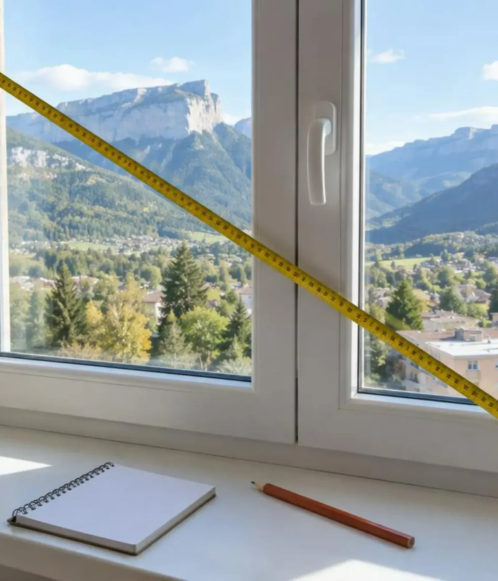 Technicien testant une poignée de fenêtre devenue dure à fermer